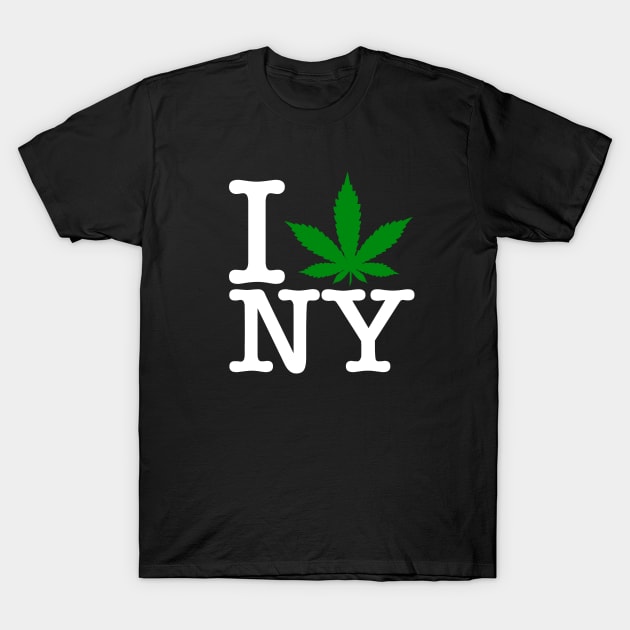 I weed NY! (for dark shirts and stuff!) T-Shirt by SmayBoy